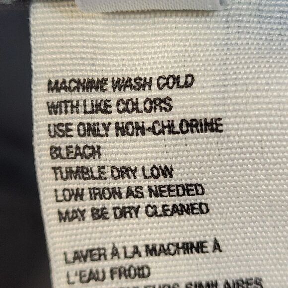 Free people Corduroy Jeans Womens 28 Morning Waves Blue Exposed Button Fly Ankle - Picture 11 of 11